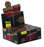 RAW BLACK XTRA WIDE PERFORATED TIPS