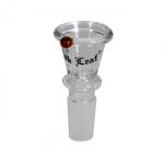 Black Leaf Glass Bowl Conical#5