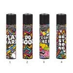 Clipper Lighters Classic Graffiti Motos