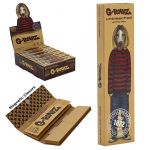 G-Rollz | Pets Rock 'Grunge' Unbleached - 50 KS Slim Papers + Tips