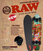RAW SKATE BOARD - BRAZIL GIRL