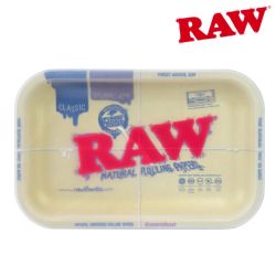 RAW Metal DAB Rolling Tray with Silicone Cover