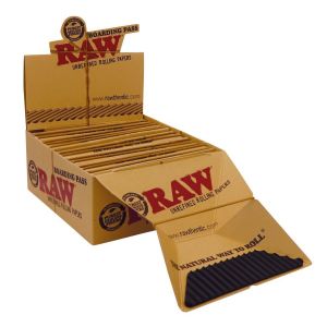 RAW BOARDING PASS POCKET ROLLING TRAY WITH SHREDDER