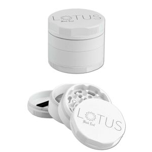 Grinder Black Leaf Lotus (white)