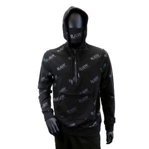 ROLLING PAPERS RAWLER ZIP HOODIE BLACK