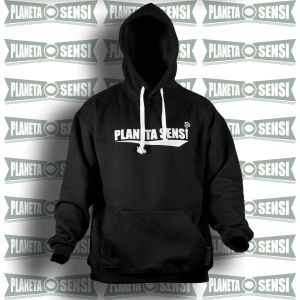 Hoodie Planeta Sensi- Black & White