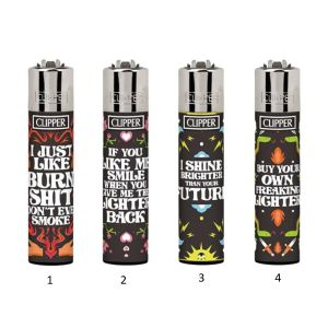 Clipper Lighters Classic Fire Words