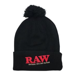 Raw Black  Beanie
