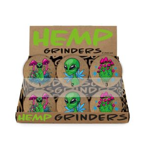 Hemp Grinder - Alien Mushroom