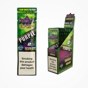 Caixa Juicy Hemp Wraps Purple