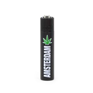 Clipper de Metal- Amsterdam Leaf Black #