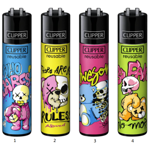 Clipper Classic Large Bear Skulls 