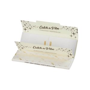 VIBES Rolling Papers Fatty with Tips Blanco Ultra Wide
