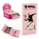 G-Rollz | Banksy's Graffiti KS Slim - Lightly Dyed Pink - 50 KS Slim Papers + Tips & Tray