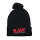 Raw Black  Beanie