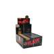Caixa Mortalhas Raw Black King Size Slim